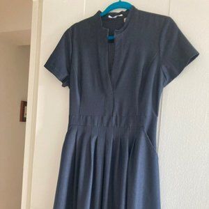 Tahari Chambray Shirtdress